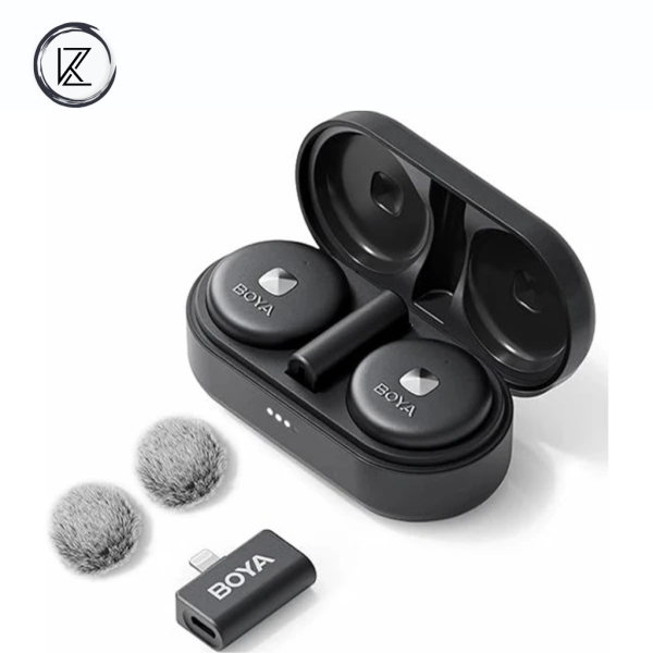 🎤🎧میکروفون BOYA Omic-U یه میکروفون یقهای بیسیم