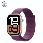 ⌚⚡اپل واچ سری 10 آلومینیوم مدل 46 میلی متری با بند سیلیکونی